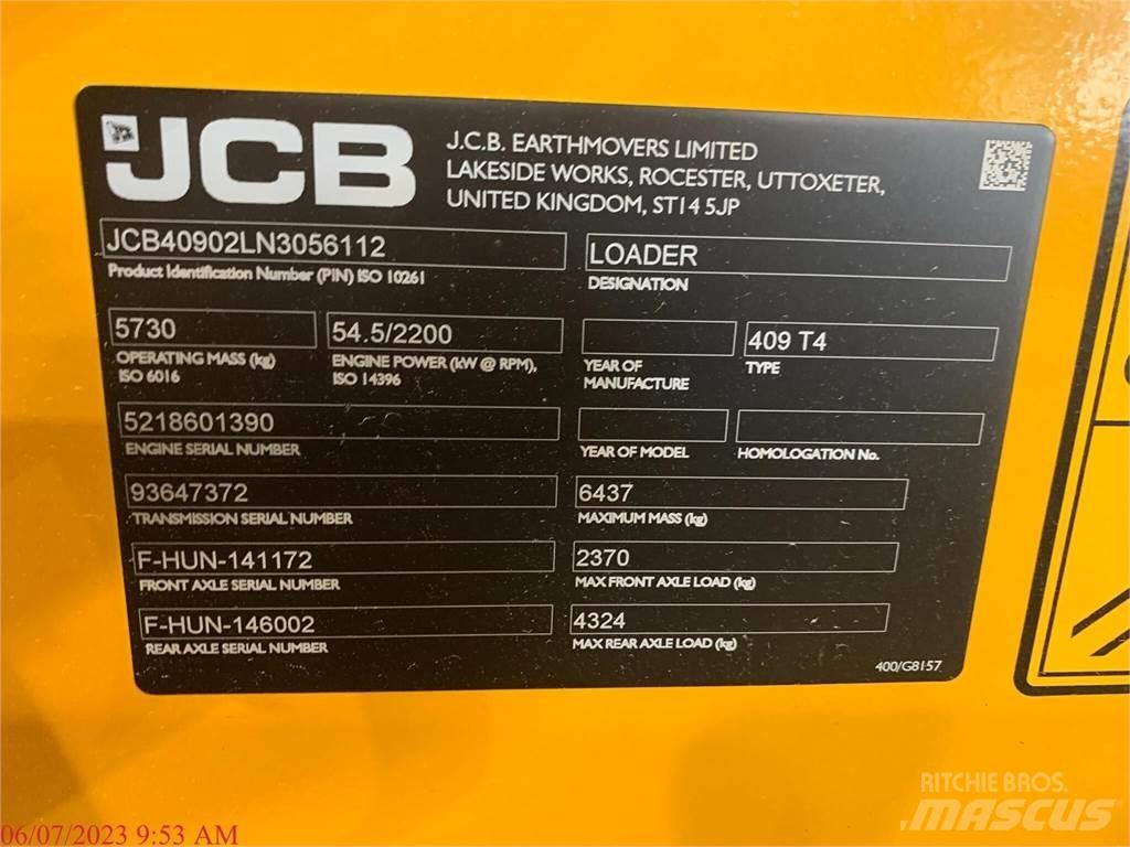 JCB 409 Iekrāvēji uz riteņiem
