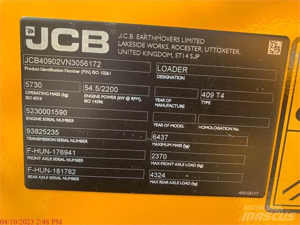 JCB 409 Iekrāvēji uz riteņiem