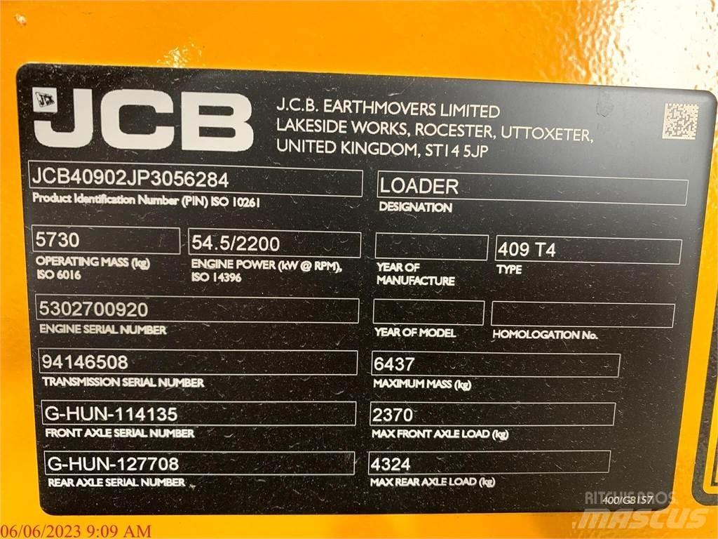 JCB 409 Iekrāvēji uz riteņiem