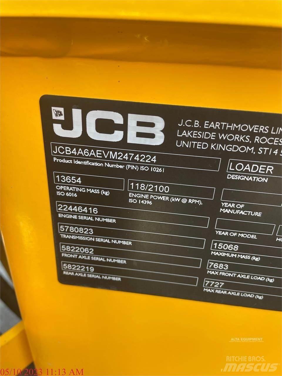 JCB 427ZX Iekrāvēji uz riteņiem