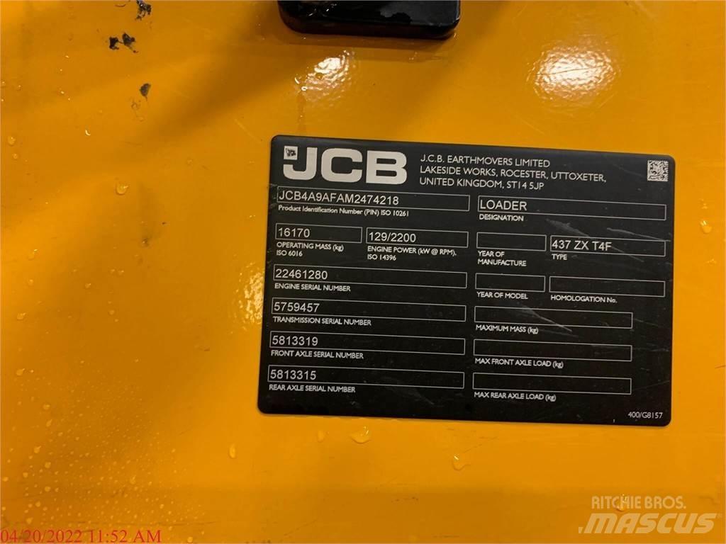 JCB 437ZX Iekrāvēji uz riteņiem