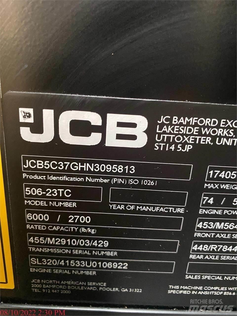 JCB 506-23TC Teleskopiskie manipulatori