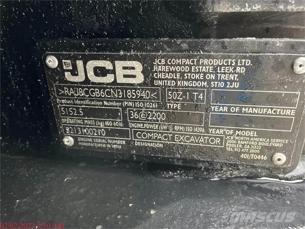 JCB 50Z-1 Mini ekskavatori < 7 t