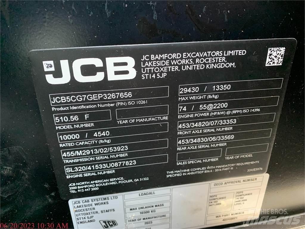 JCB 510-56 Teleskopiskie manipulatori