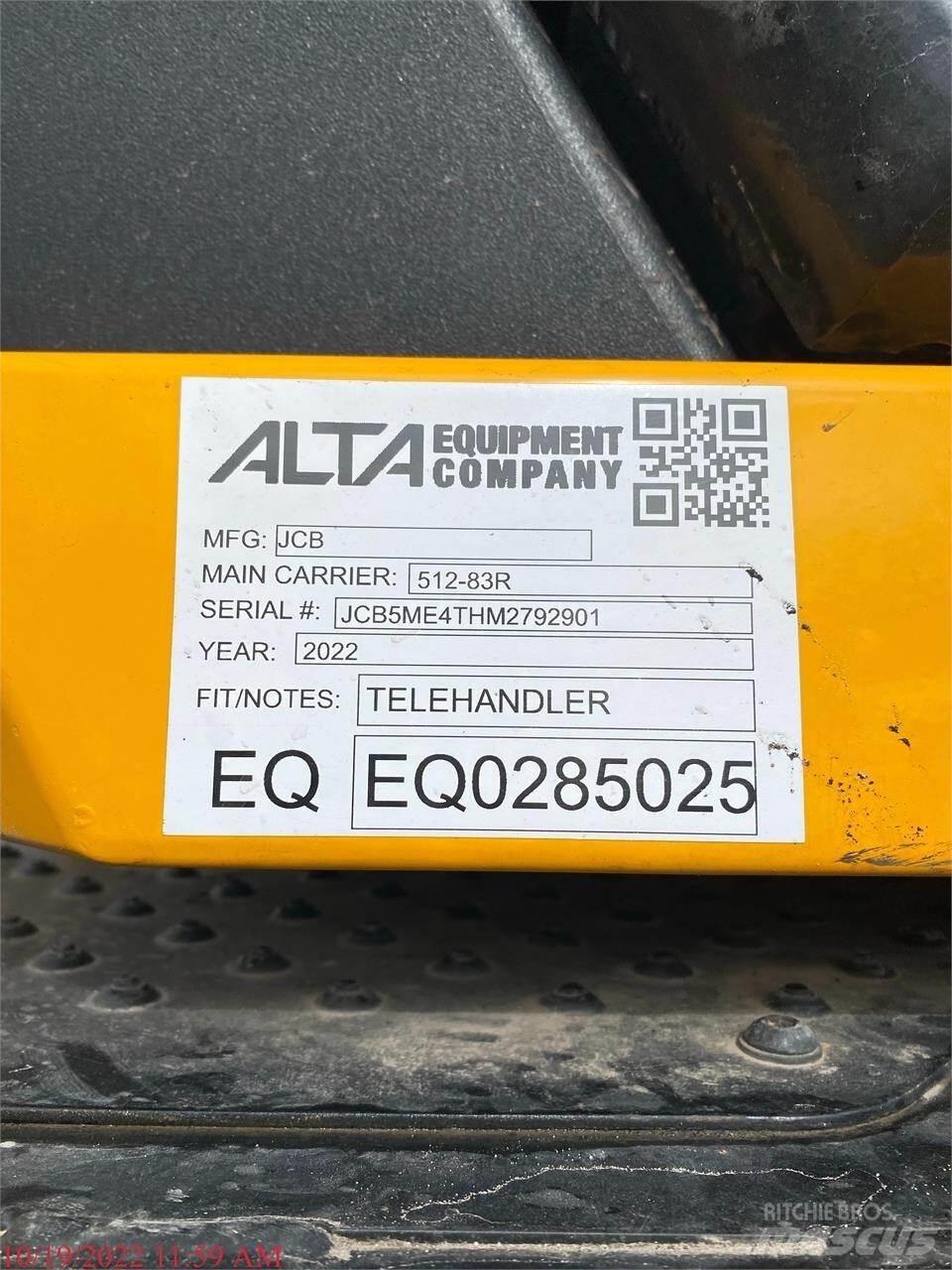 JCB 512-83R Teleskopiskie manipulatori
