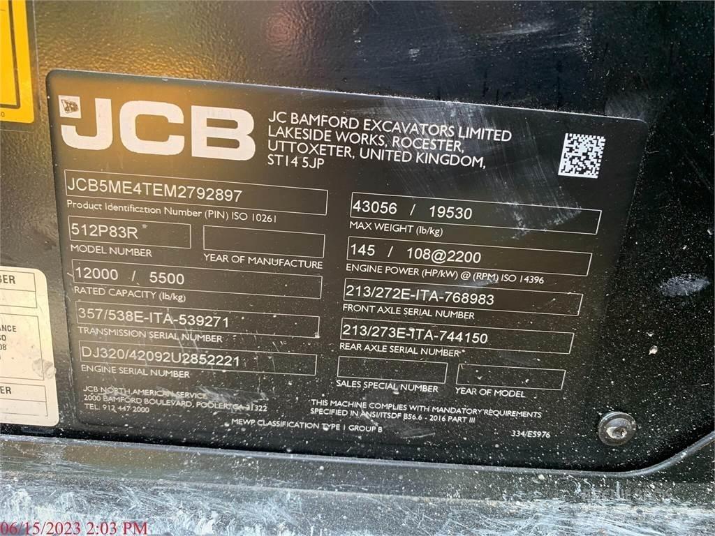 JCB 512-83R Teleskopiskie manipulatori