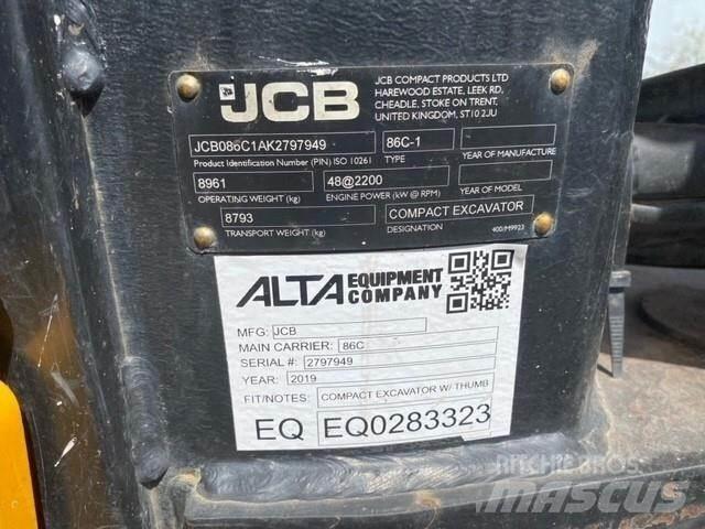 JCB 86C-1 Kāpurķēžu ekskavatori