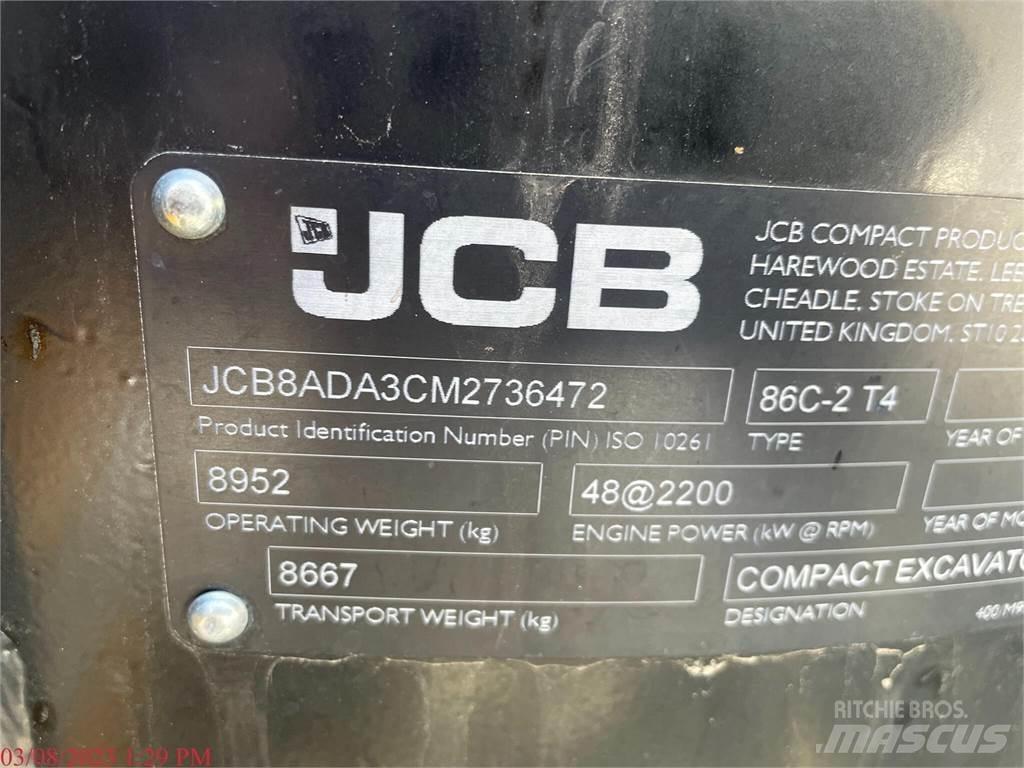 JCB 86C-2 Kāpurķēžu ekskavatori