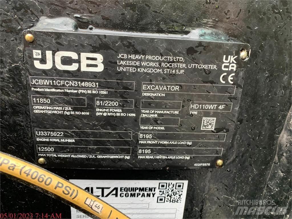 JCB HD110W Ekskavatori uz riteņiem