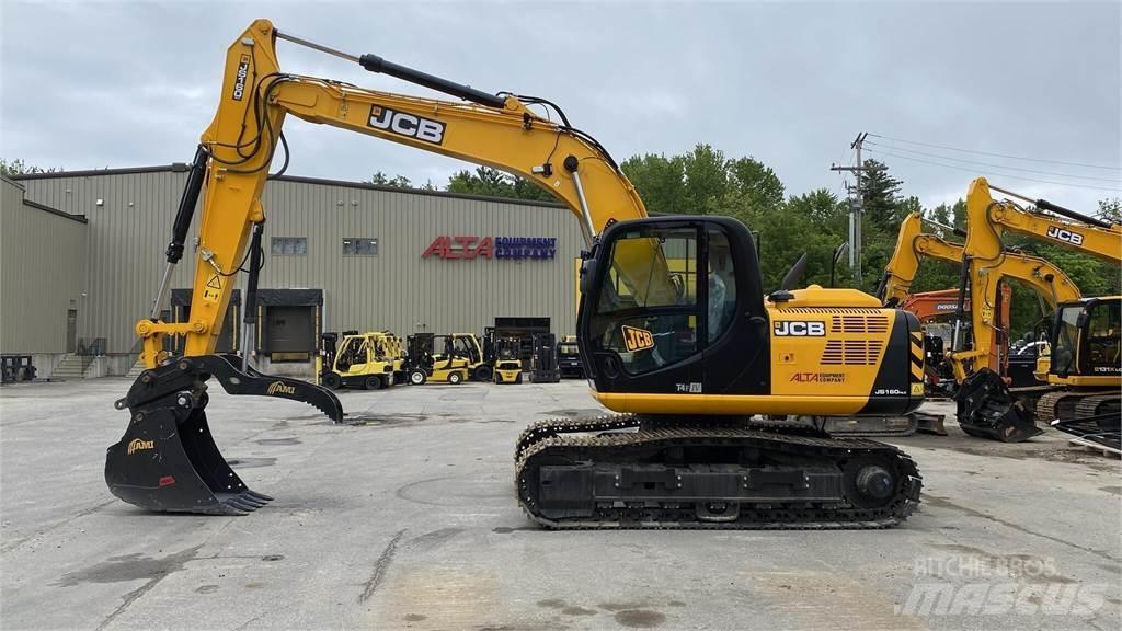 JCB JS160 Kāpurķēžu ekskavatori