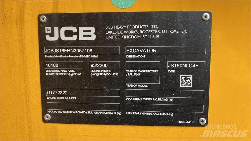JCB JS160 Kāpurķēžu ekskavatori