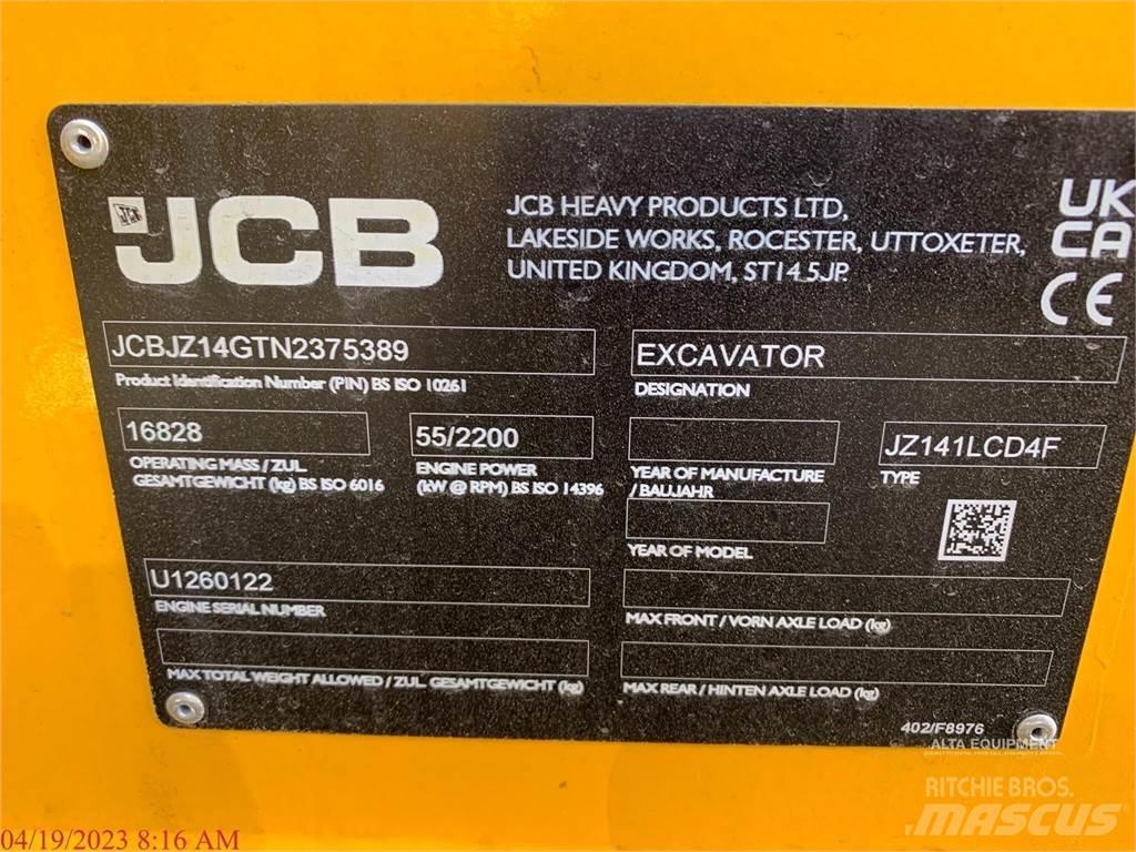 JCB JZ141 LC Kāpurķēžu ekskavatori