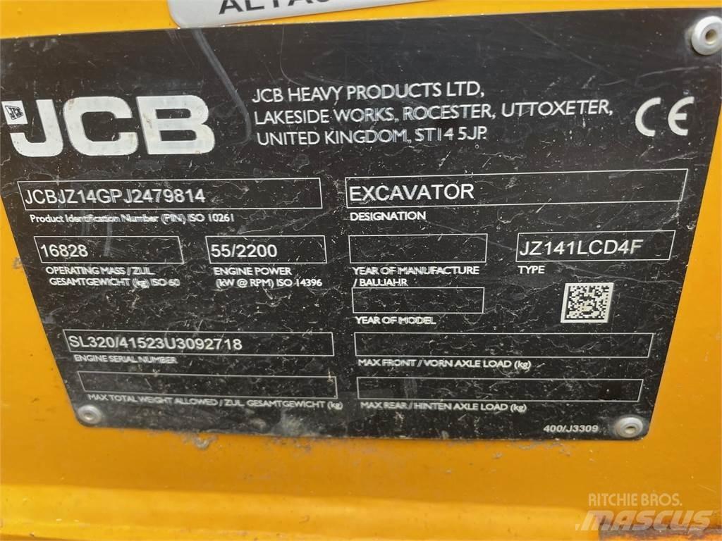 JCB JZ141 LC Kāpurķēžu ekskavatori