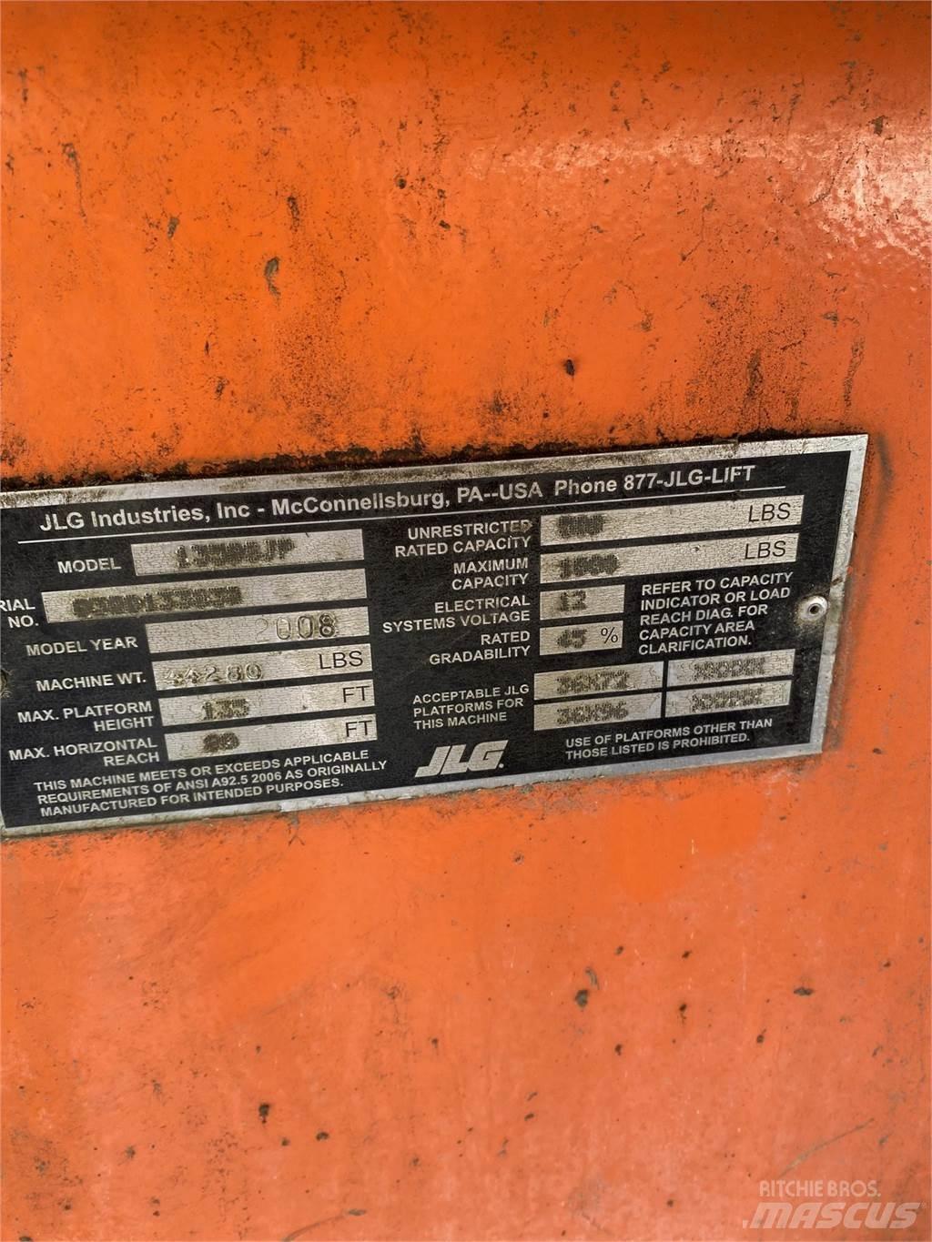 JLG 1350SJP Teleskopiskie pacēlāji