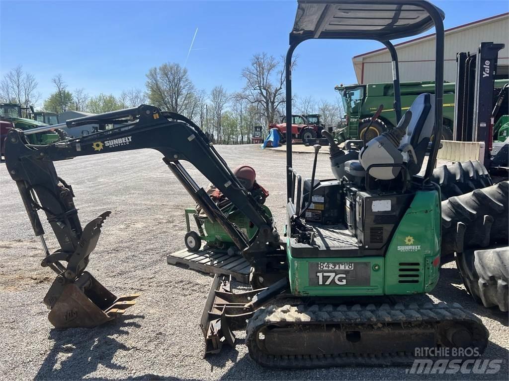 John Deere 17G Mini ekskavatori < 7 t