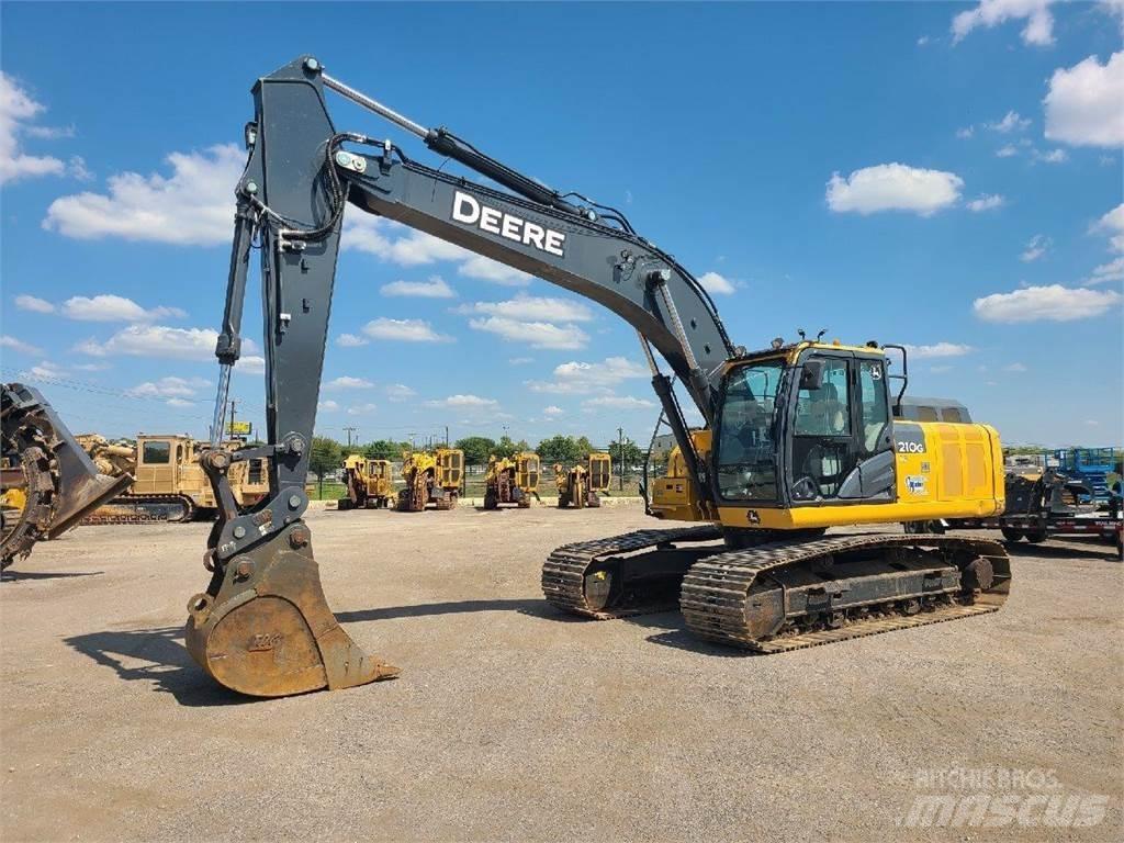 John Deere 210G LC Kāpurķēžu ekskavatori