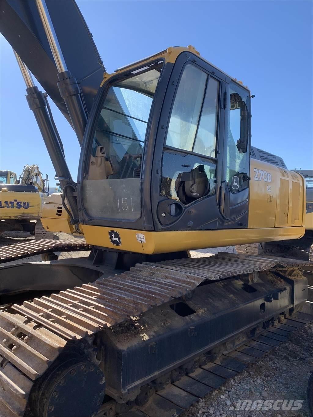John Deere 270D LC Kāpurķēžu ekskavatori