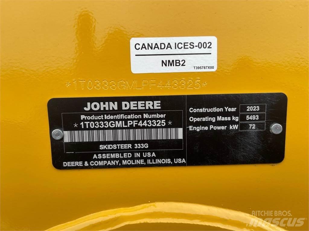 John Deere 333G Mežizstrādes mulčeri