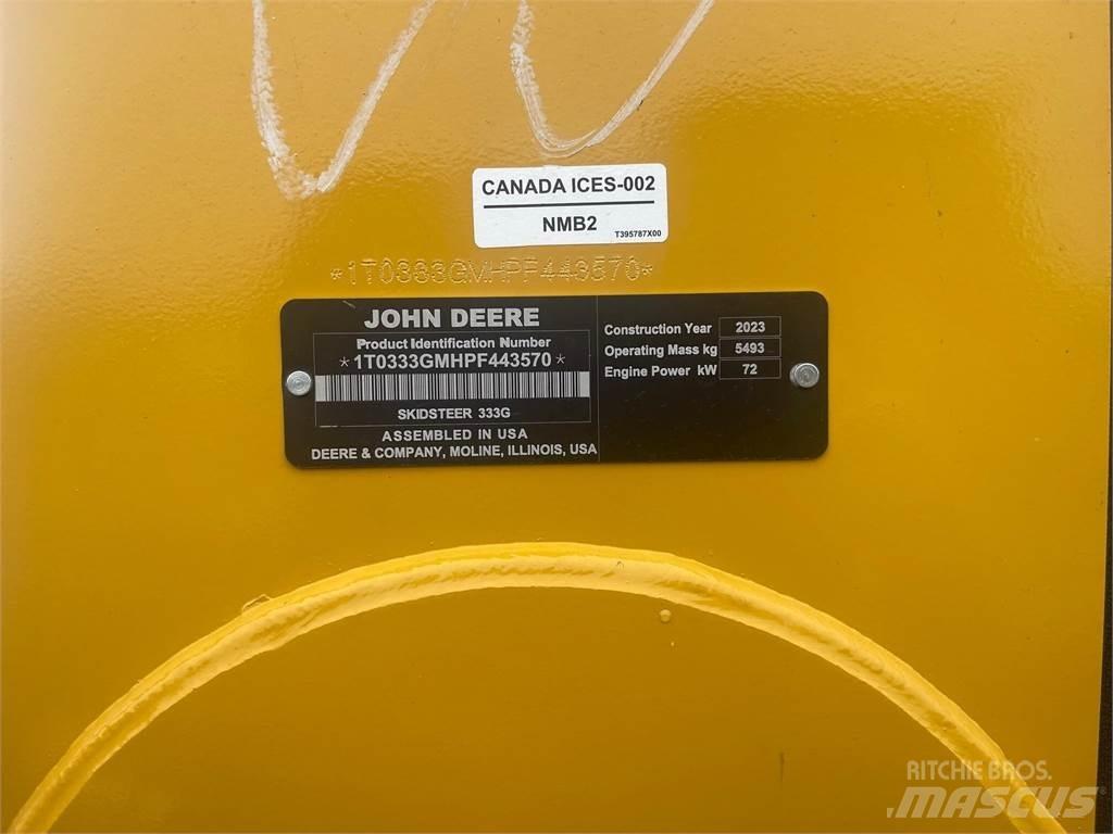 John Deere 333G Lietoti riteņu kompaktiekrāvēji
