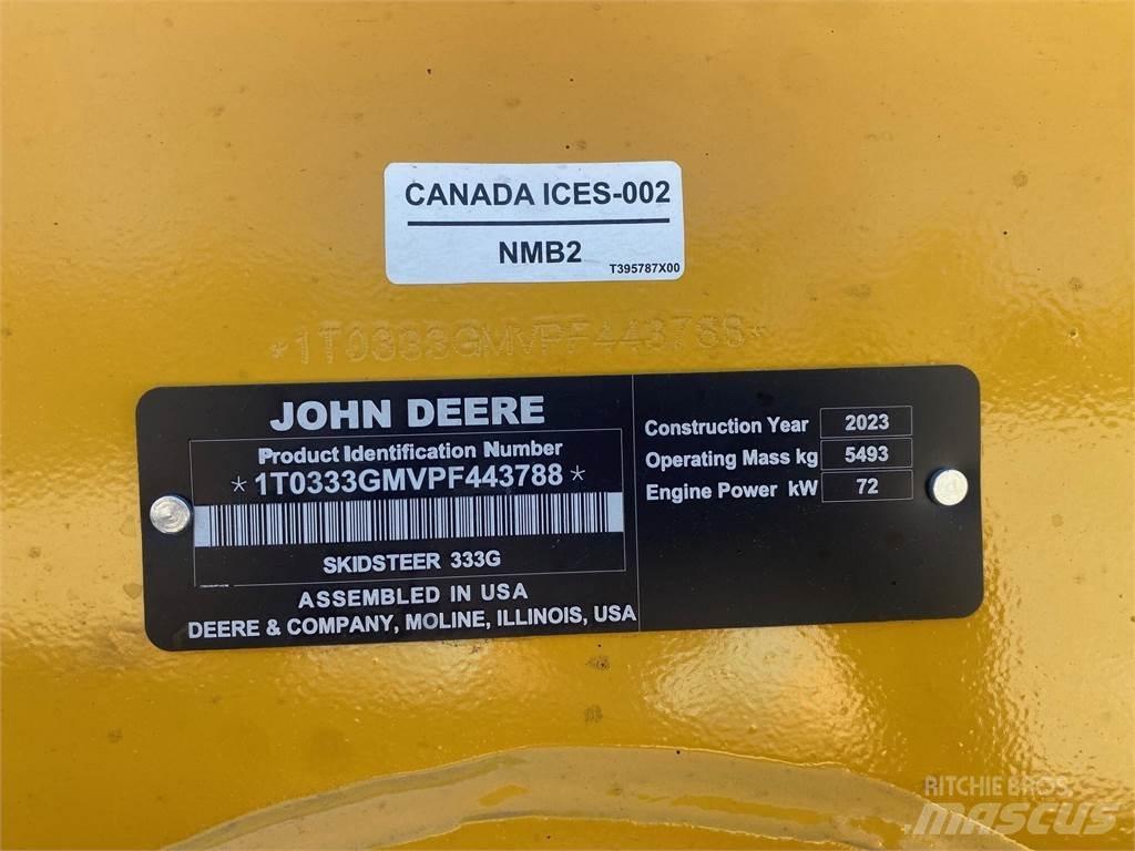 John Deere 333G Lietoti riteņu kompaktiekrāvēji