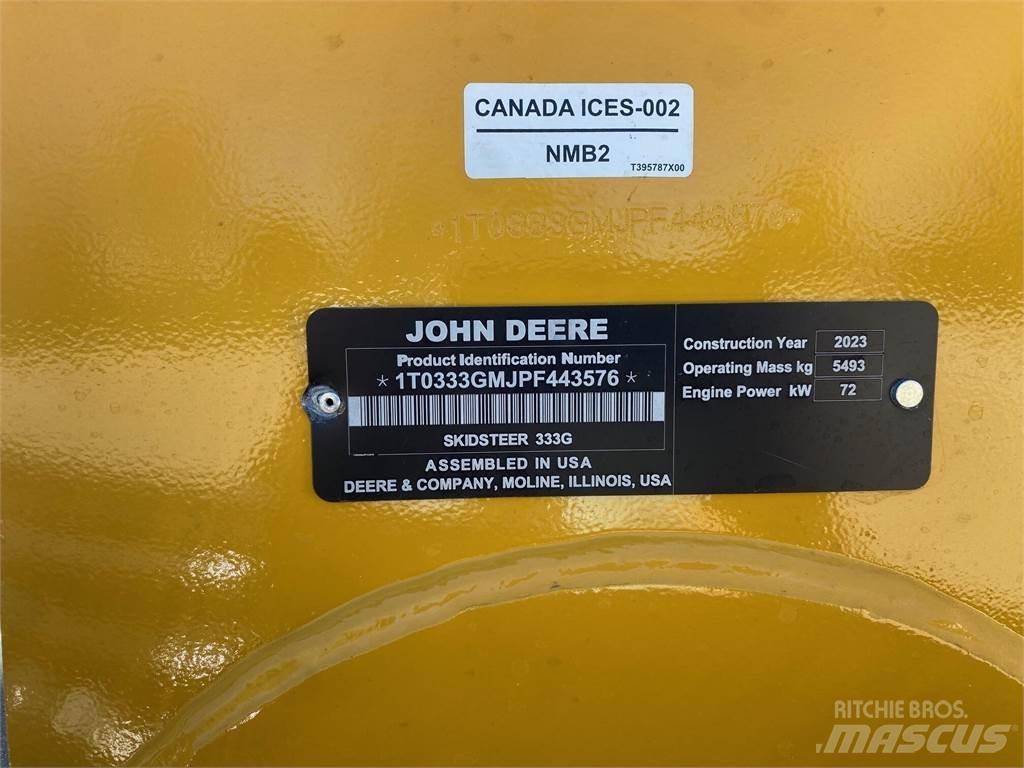 John Deere 333G Lietoti riteņu kompaktiekrāvēji