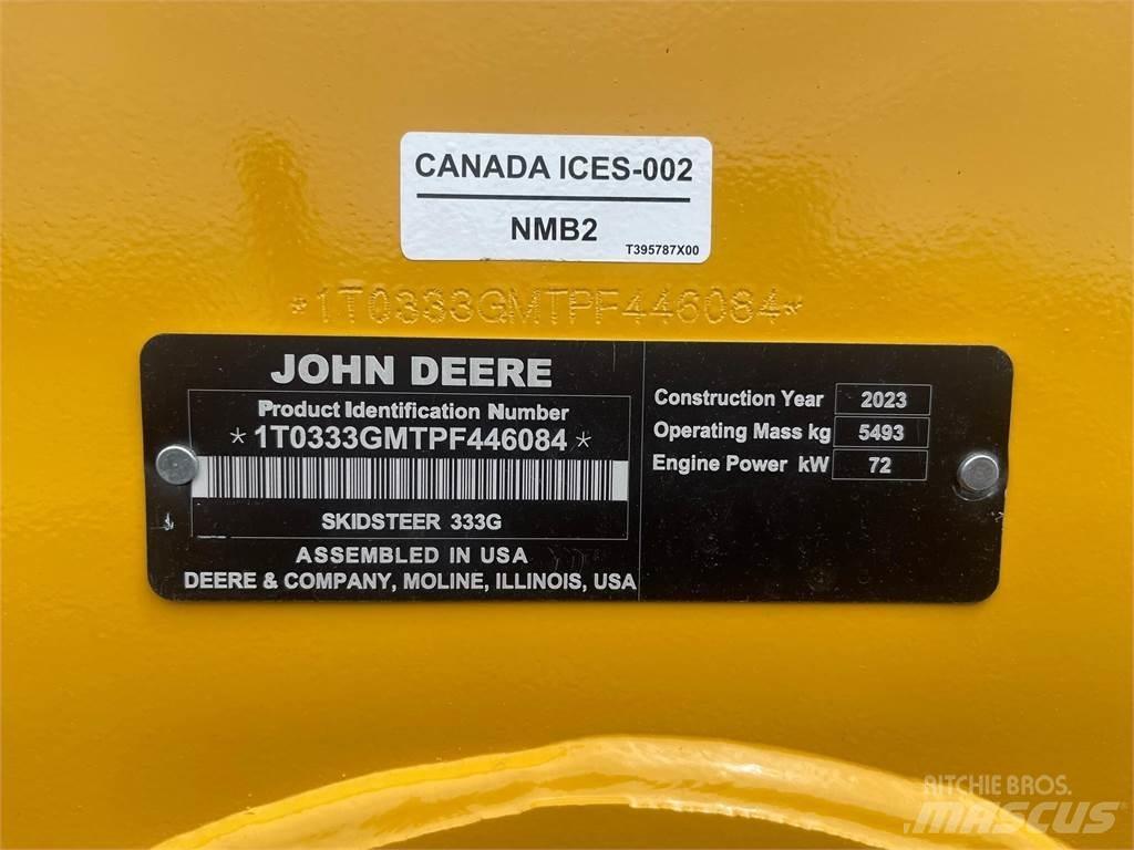 John Deere 333G Lietoti riteņu kompaktiekrāvēji