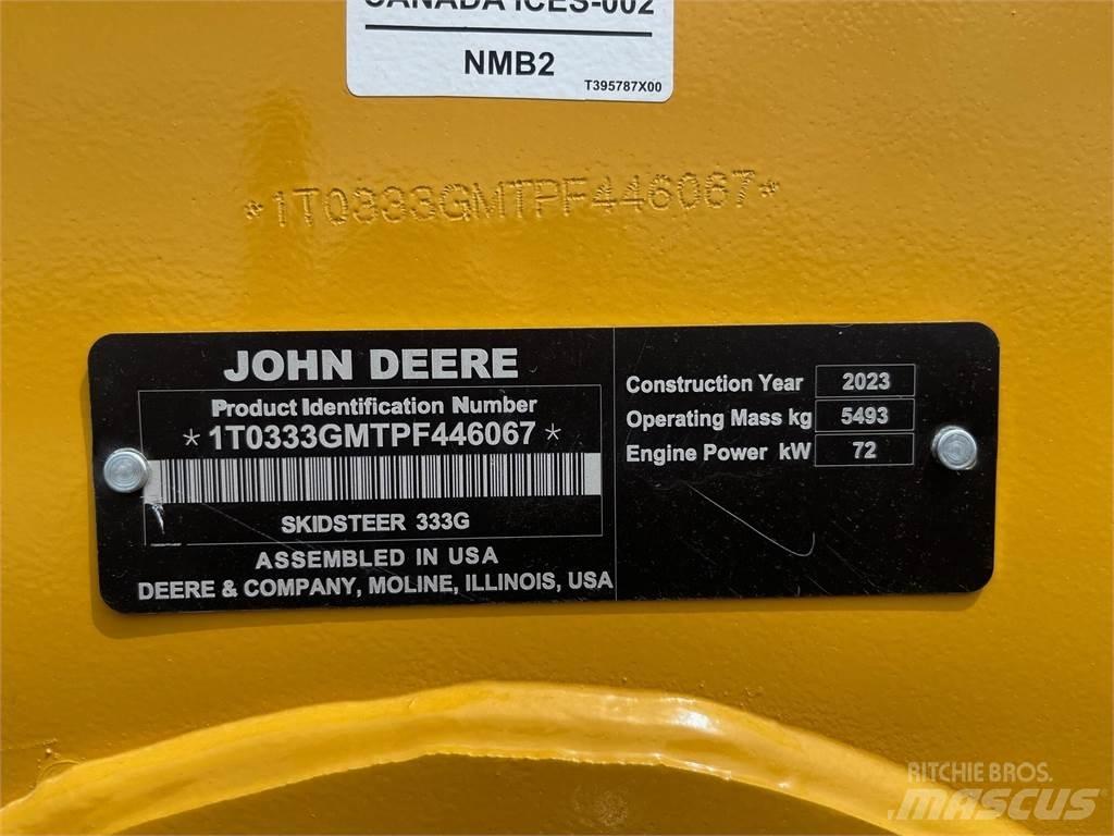 John Deere 333G Lietoti riteņu kompaktiekrāvēji