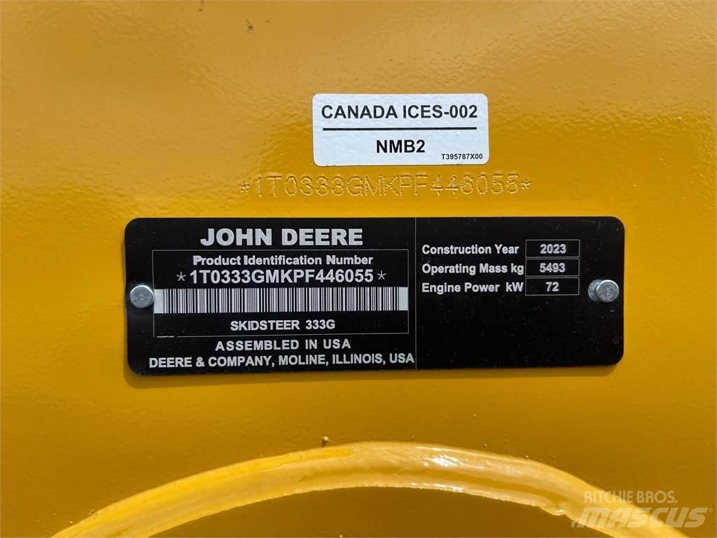 John Deere 333G Lietoti riteņu kompaktiekrāvēji