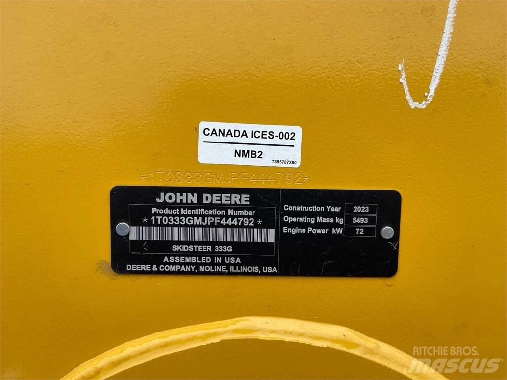 John Deere 333G Lietoti riteņu kompaktiekrāvēji