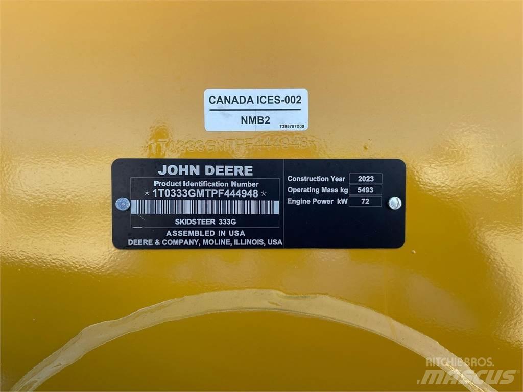 John Deere 333G Lietoti riteņu kompaktiekrāvēji