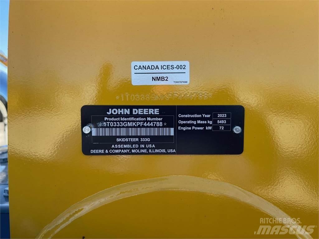 John Deere 333G Lietoti riteņu kompaktiekrāvēji