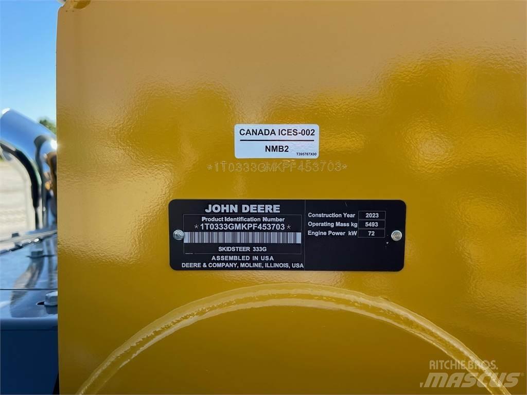John Deere 333G Lietoti riteņu kompaktiekrāvēji