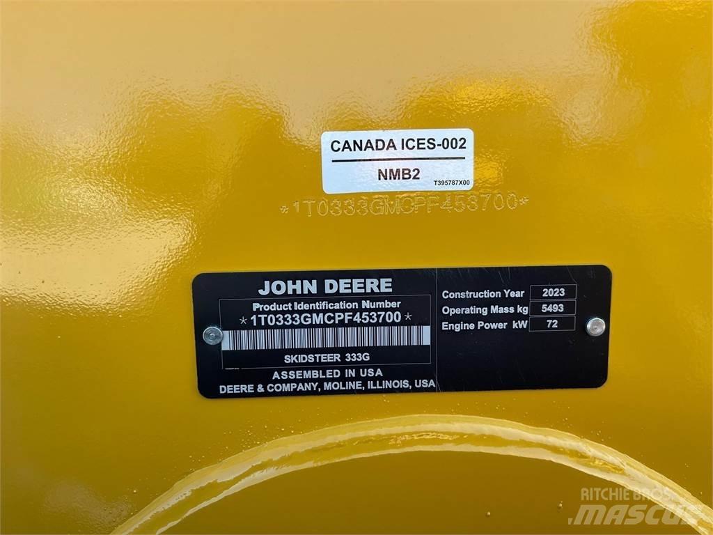 John Deere 333G Lietoti riteņu kompaktiekrāvēji