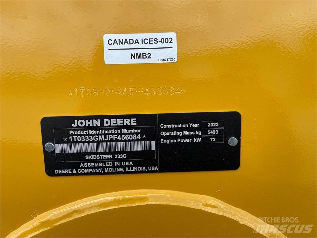John Deere 333G Lietoti riteņu kompaktiekrāvēji