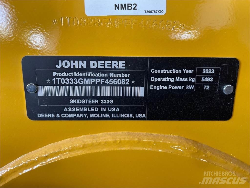 John Deere 333G Lietoti riteņu kompaktiekrāvēji