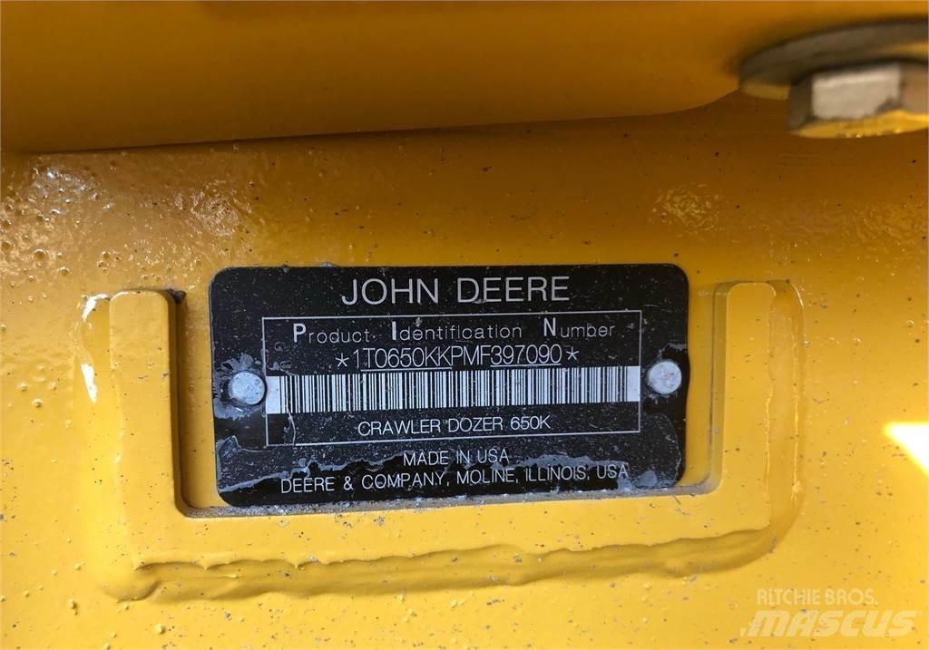 John Deere 650K LGP Kāpurķēžu buldozeri