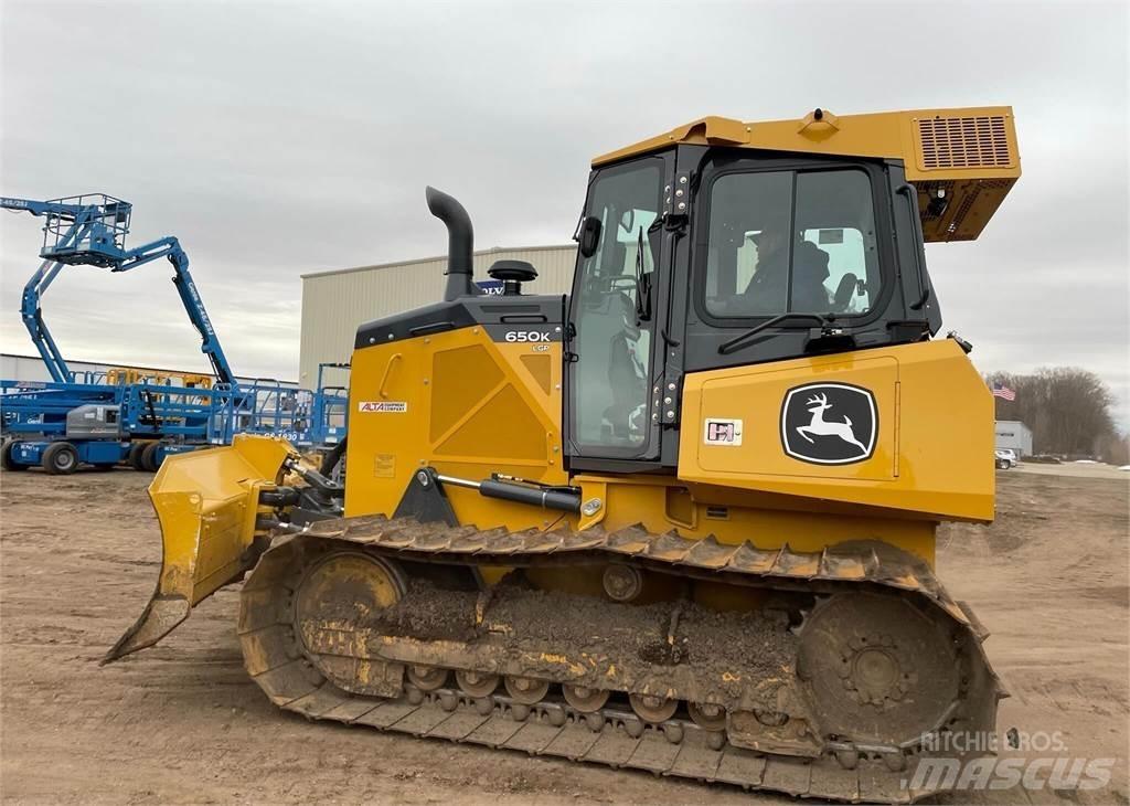 John Deere 650K LGP Kāpurķēžu buldozeri