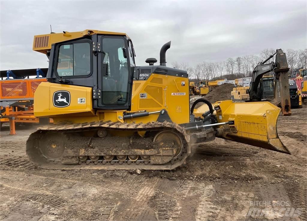 John Deere 650K LGP Kāpurķēžu buldozeri