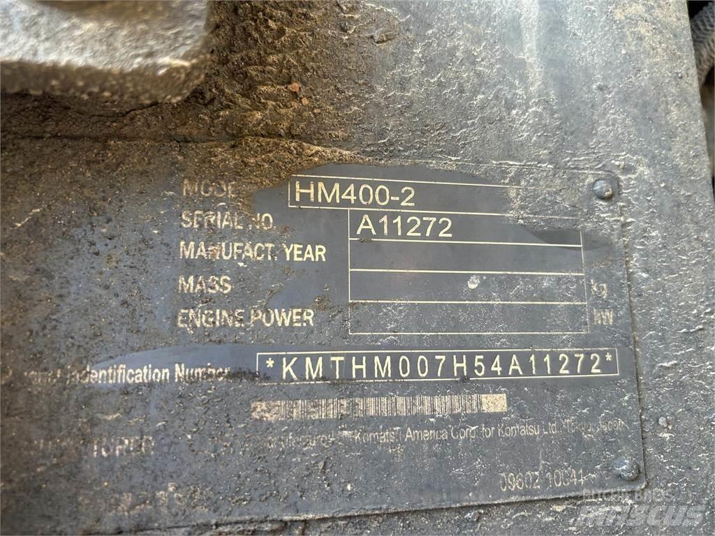 Komatsu HM400-2 Artikulētie pašizgāzēji