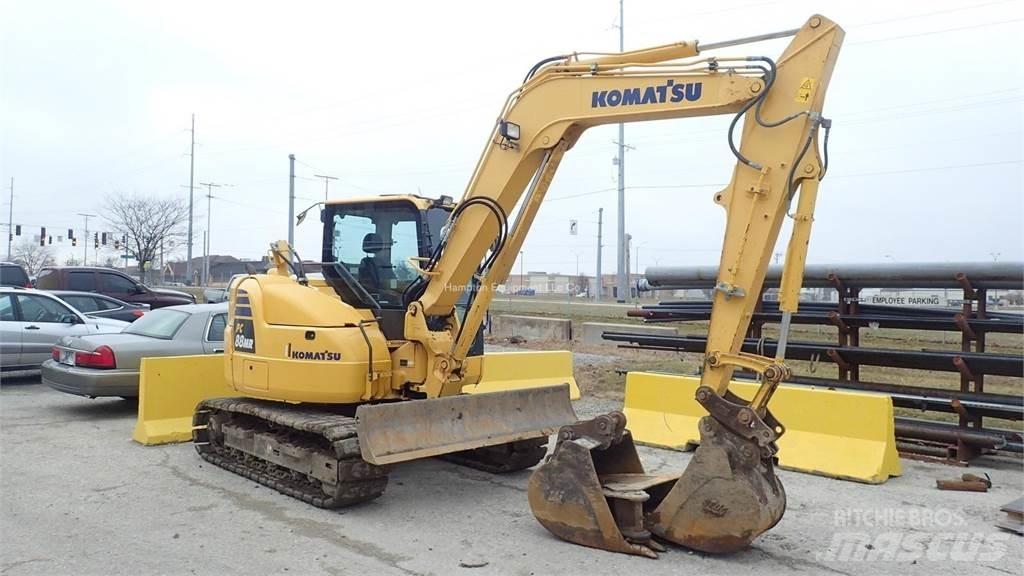 Komatsu PC88MR-10 Kāpurķēžu ekskavatori