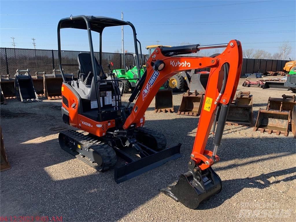 Kubota KX018-4 Mini ekskavatori < 7 t