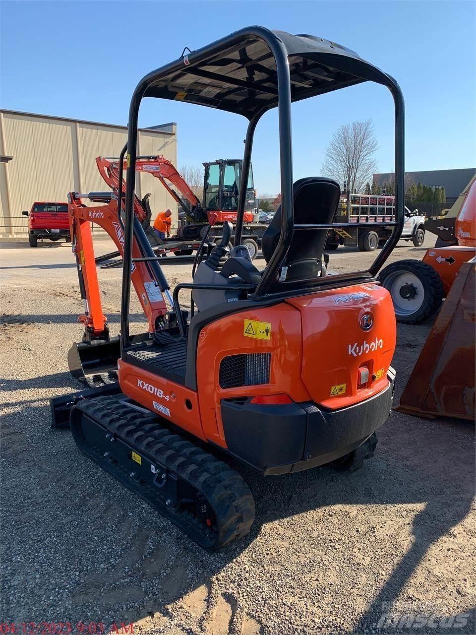 Kubota KX018-4 Mini ekskavatori < 7 t