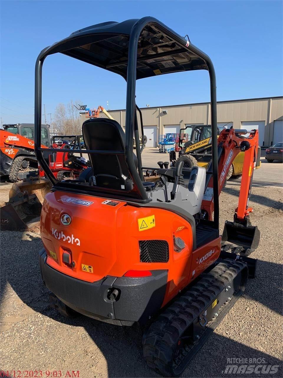 Kubota KX018-4 Mini ekskavatori < 7 t