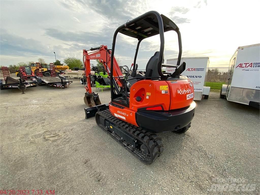 Kubota KX040-4 Mini ekskavatori < 7 t
