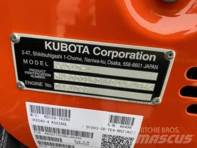 Kubota KX040-4 Mini ekskavatori < 7 t