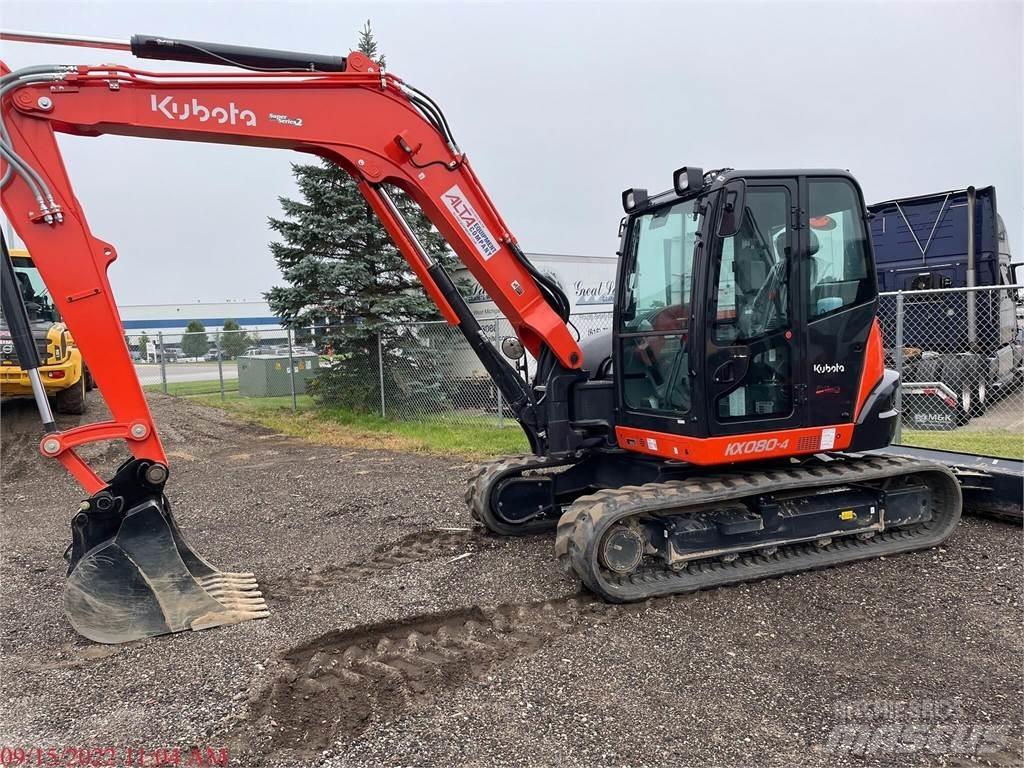 Kubota KX080-4 Kāpurķēžu ekskavatori