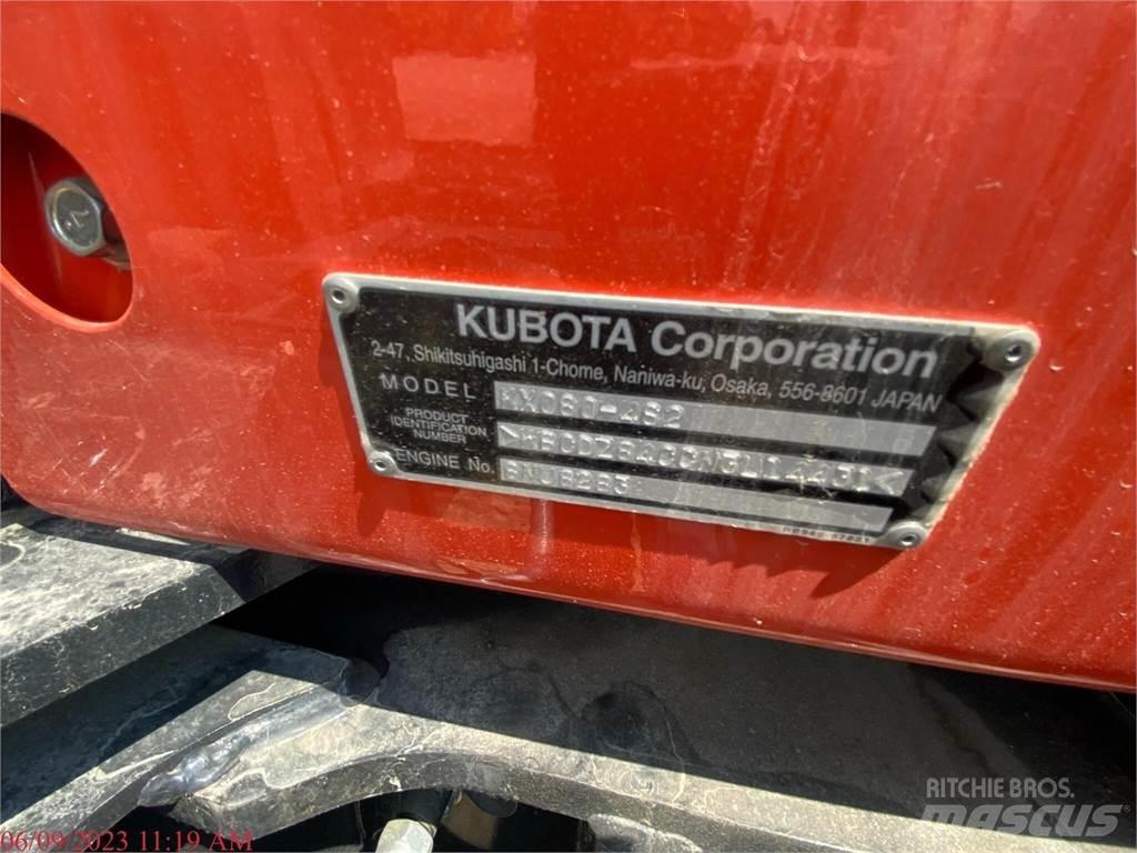 Kubota KX080-4 Kāpurķēžu ekskavatori