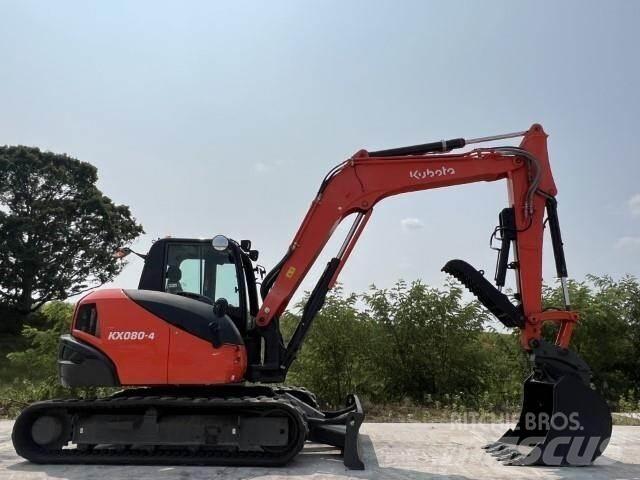 Kubota KX080-4A Kāpurķēžu ekskavatori