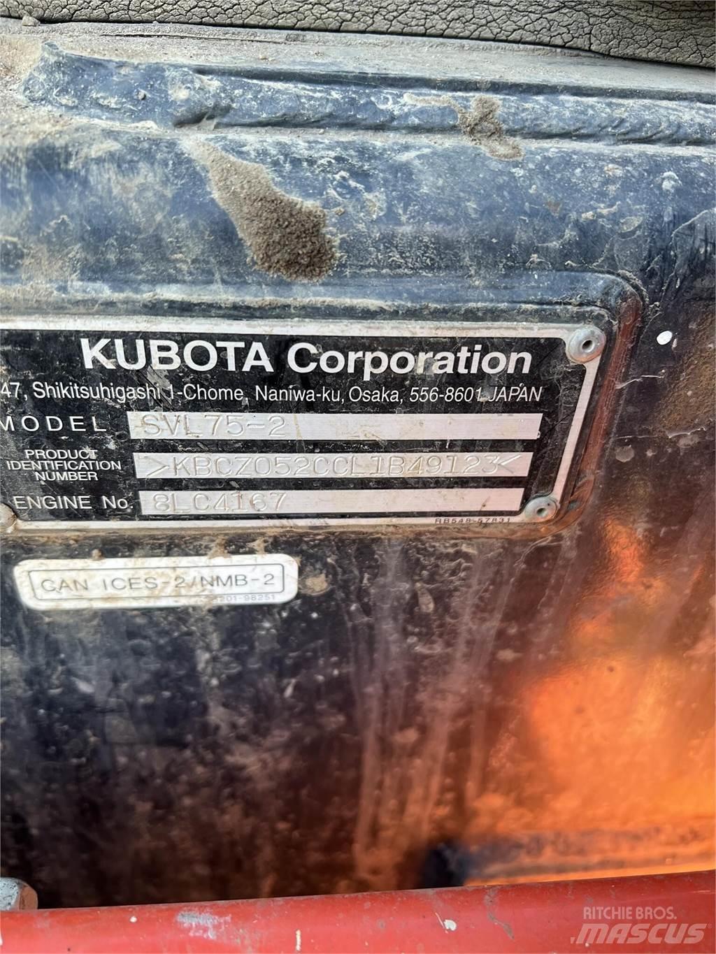 Kubota SVL75-2 Lietoti riteņu kompaktiekrāvēji