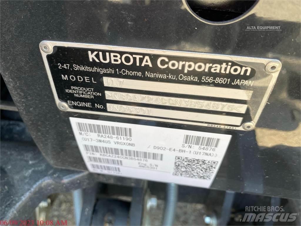 Kubota U17 Mini ekskavatori < 7 t